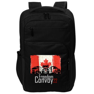 Freedom Convoy 22 Canada Truckers Impact Tech Backpack