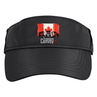 Freedom Convoy 22 Canada Truckers Adult Drive Performance Visor