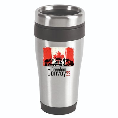 Freedom Convoy 22 Canada Truckers 16oz Travel Tumbler