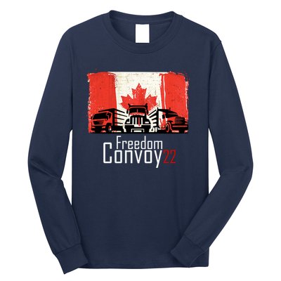 Freedom Convoy 22 Canada Truckers Long Sleeve Shirt