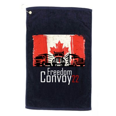 Freedom Convoy 22 Canada Truckers Golf Towel