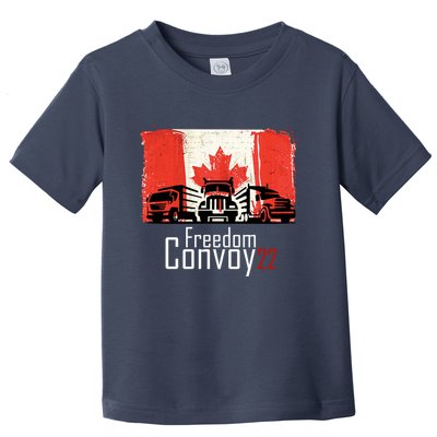Freedom Convoy 22 Canada Truckers Toddler T-Shirt