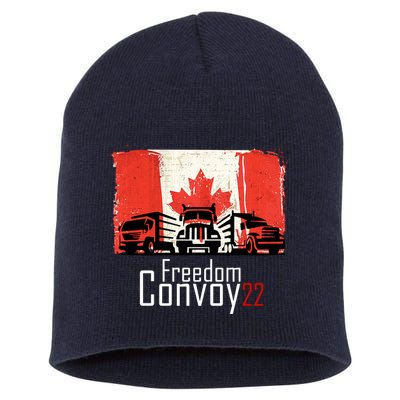 Freedom Convoy 22 Canada Truckers Short Acrylic Beanie