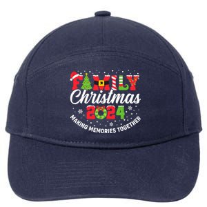 Family Christmas 2024 Matching Outfit Xmas Squad Santa Group 7-Panel Snapback Hat