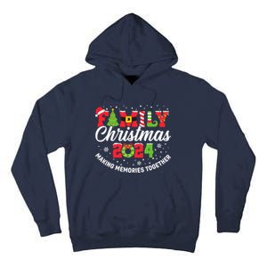 Family Christmas 2024 Matching Outfit Xmas Squad Santa Group Tall Hoodie