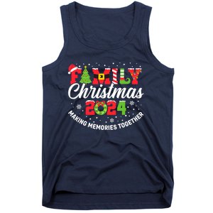 Family Christmas 2024 Matching Outfit Xmas Squad Santa Group Tank Top