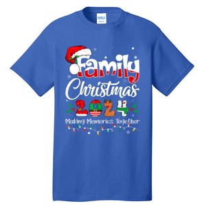 Family Christmas 2024 Matching Outfit Xmas Squad Santa Funny Gift Tall T-Shirt