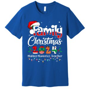 Family Christmas 2024 Matching Outfit Xmas Squad Santa Funny Gift Premium T-Shirt