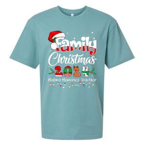 Family Christmas 2024 Matching Outfit Xmas Squad Santa Funny Gift Sueded Cloud Jersey T-Shirt