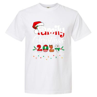 Family Christmas 2024 Matching Outfit Xmas Squad Santa Funny Gift Garment-Dyed Heavyweight T-Shirt