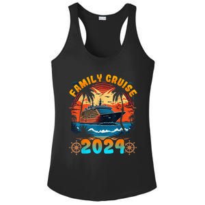 Family Cruise 2024 Cruising Family Vacation Ladies PosiCharge Competitor Racerback Tank