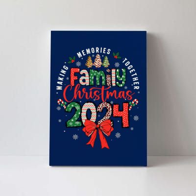 Family Christmas 2024 Matching Xmas Making Memories Together Canvas