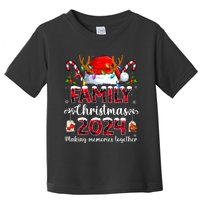 Family Christmas 2024 Matching Squad Santa Elf Funny Xmas Toddler T-Shirt