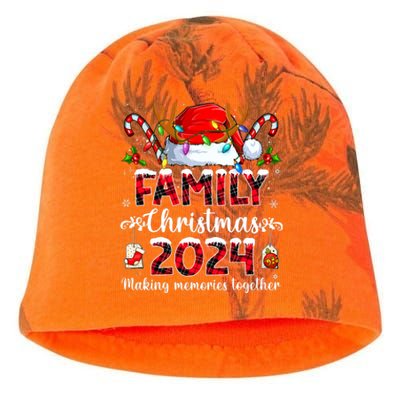 Family Christmas 2024 Matching Squad Santa Elf Funny Xmas Kati - Camo Knit Beanie