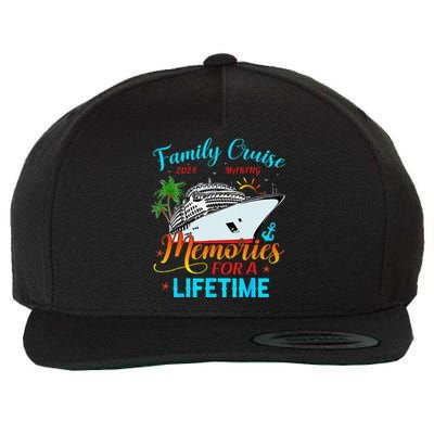 Family Cruise 2024 Making Memories For A Lifetime Beach Wool Snapback Cap