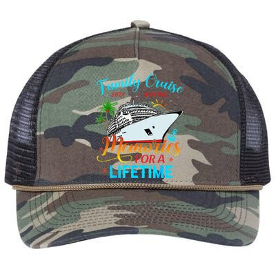 Family Cruise 2024 Making Memories For A Lifetime Beach Retro Rope Trucker Hat Cap