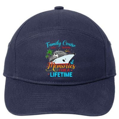 Family Cruise 2024 Making Memories For A Lifetime Beach 7-Panel Snapback Hat