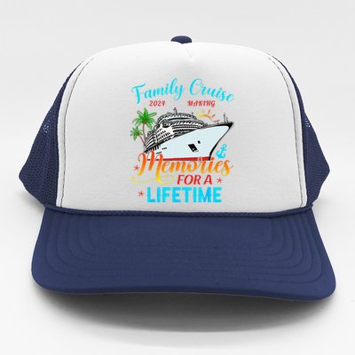 Family Cruise 2024 Making Memories For A Lifetime Beach Trucker Hat