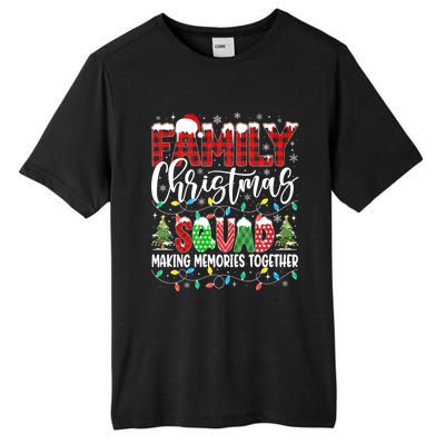 Family Christmas 2024 Matching Squad Santa Red Plaid Xmas Tall Fusion ChromaSoft Performance T-Shirt