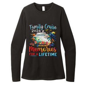 Family Cruise 2024 Family Matching Cruise Vacation Party Womens CVC Long Sleeve Shirt