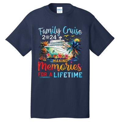 Family Cruise 2024 Family Matching Cruise Vacation Party Tall T-Shirt