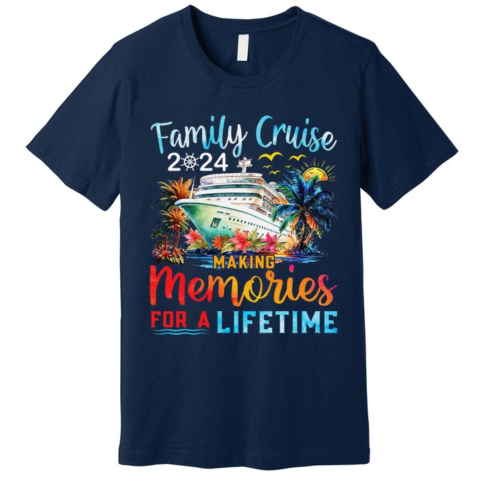 Family Cruise 2024 Family Matching Cruise Vacation Party Premium T-Shirt