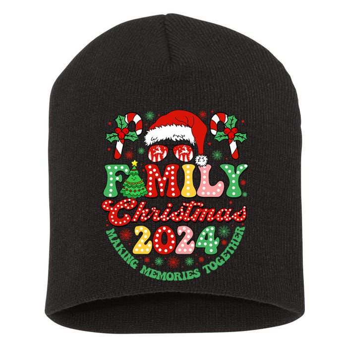 Family Christmas 2024 Christmas Squad Xmas Matching Pajamas Short Acrylic Beanie