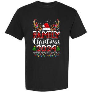 Family Christmas 2024 Matching Outfit Xmas Squad Santa Garment-Dyed Heavyweight T-Shirt