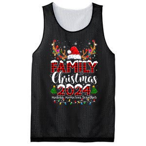 Family Christmas 2024 Matching Outfit Xmas Squad Santa Mesh Reversible Basketball Jersey Tank