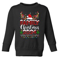 Family Christmas 2024 Matching Outfit Xmas Squad Santa Toddler Sweatshirt