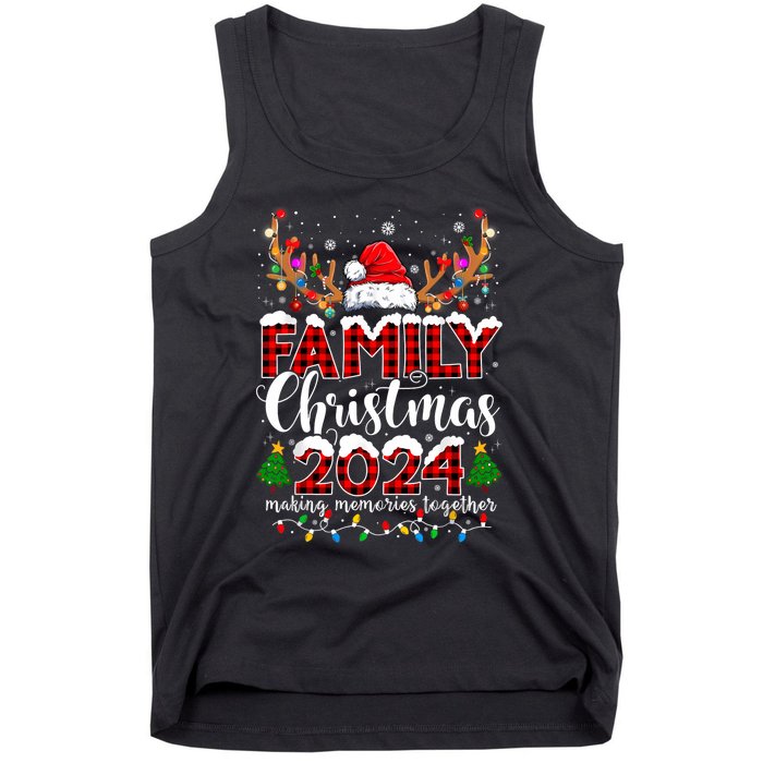 Family Christmas 2024 Matching Outfit Xmas Squad Santa Tank Top