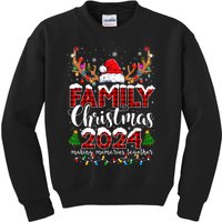 Family Christmas 2024 Matching Outfit Xmas Squad Santa Kids Sweatshirt