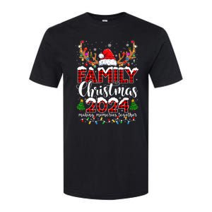 Family Christmas 2024 Matching Outfit Xmas Squad Santa Softstyle CVC T-Shirt