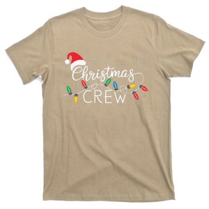 Family Christmas 2024 Christmas Crew Lights Matching Pajamas T-Shirt