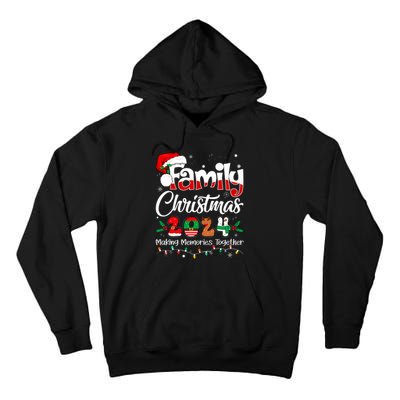 Family Christmas 2024 Matching Outfit Xmas Squad Santa Tall Hoodie