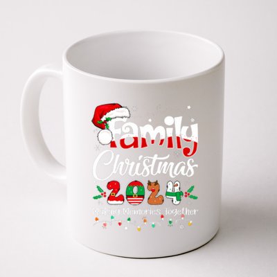 Family Christmas 2024 Matching Outfit Xmas Squad Santa Coffee Mug