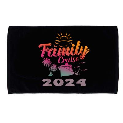 Family Cruise 2024 Making Memories Family Vacation Trip 2024 Microfiber Hand Towel