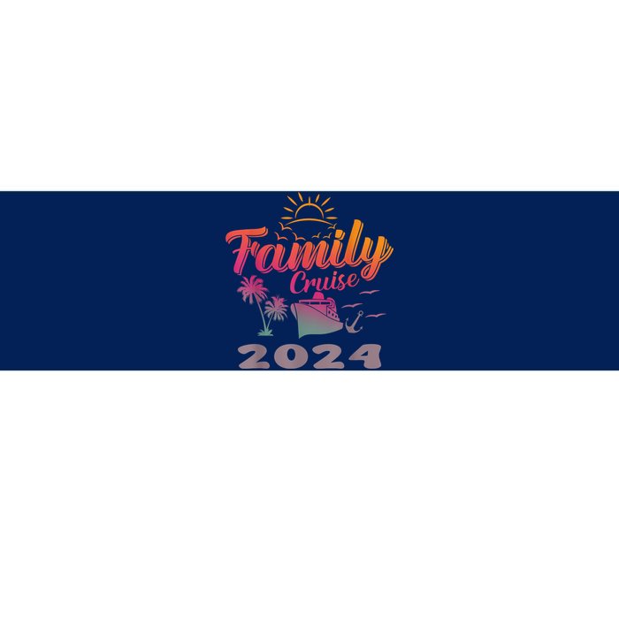 Family Cruise 2024 Making Memories Family Vacation Trip 2024 Bumper Sticker