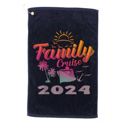 Family Cruise 2024 Making Memories Family Vacation Trip 2024 Platinum Collection Golf Towel