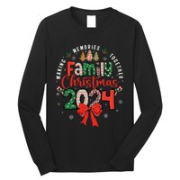 Family Christmas 2024 Matching Xmas Making Memories Together Long Sleeve Shirt