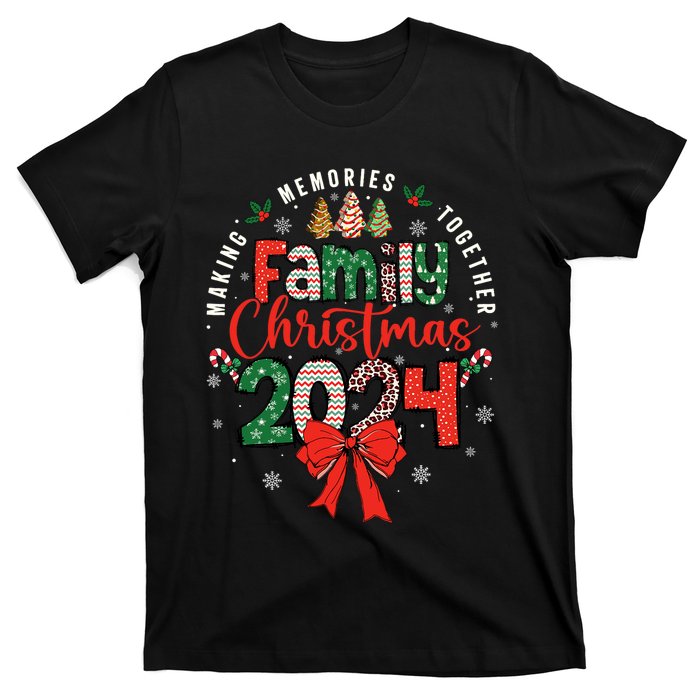 Family Christmas 2024 Matching Xmas Making Memories Together T-Shirt