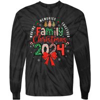 Family Christmas 2024 Matching Xmas Making Memories Together Tie-Dye Long Sleeve Shirt