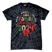 Family Christmas 2024 Matching Xmas Making Memories Together Tie-Dye T-Shirt