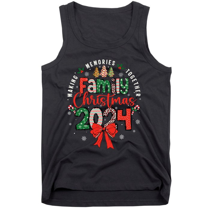 Family Christmas 2024 Matching Xmas Making Memories Together Tank Top