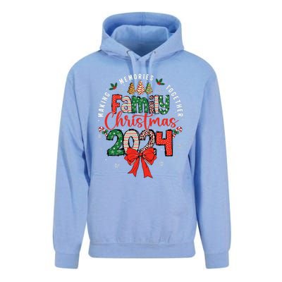 Family Christmas 2024 Matching Xmas Making Memories Together Unisex Surf Hoodie