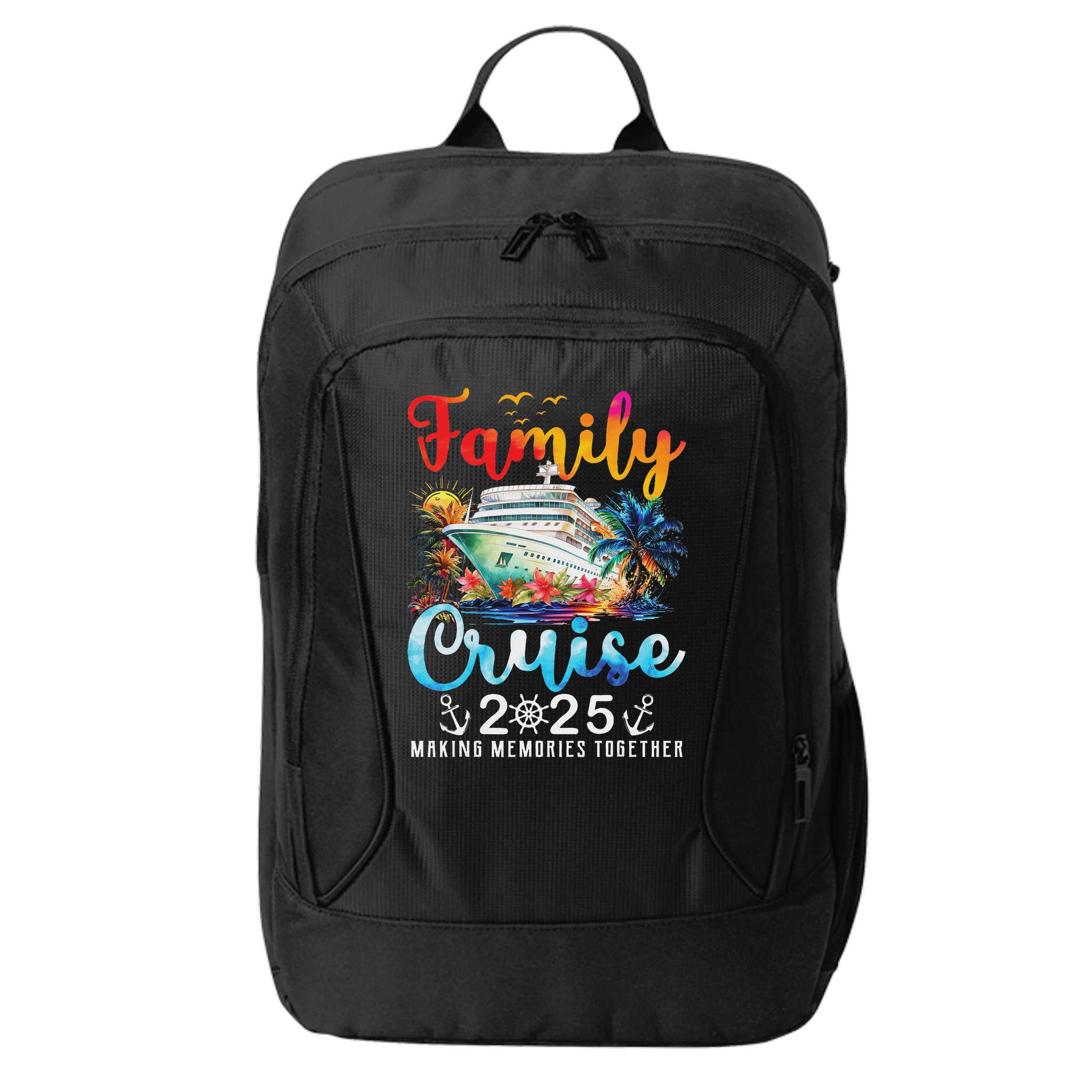 Family Cruise 2025 Vacation Trip Family Matching Cruise Ship City Backpack
