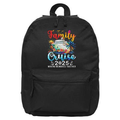 Family Cruise 2025 Vacation Trip Family Matching Cruise Ship 16 in Basic Backpack