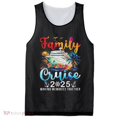 Family Cruise 2025 Vacation Trip Family Matching Cruise Ship Mesh Reversible Basketball Jersey Tank