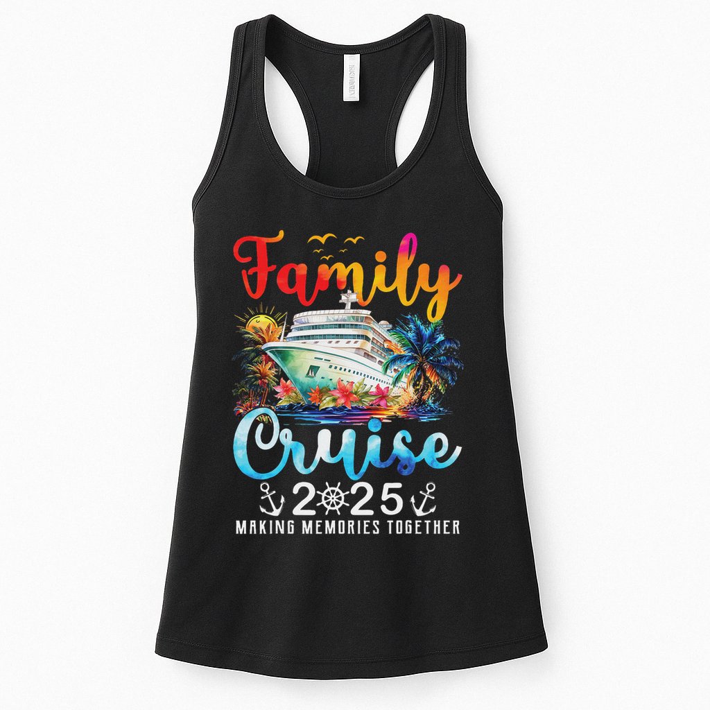 Family Cruise 2025 Vacation Trip Family Matching Cruise Ship Womens Tank Top