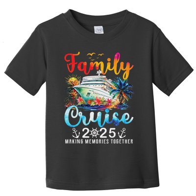Family Cruise 2025 Vacation Trip Family Matching Cruise Ship Toddler T-Shirt